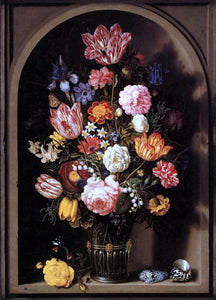  The Elder Ambrosius Bosschaert Bouquet of Flowers in a Vase - Art Print