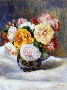  Pierre Auguste Renoir Bouquet of Roses - Art Print