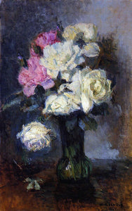  Albert Lebourg Bouquet of Roses in a Vase - Art Print