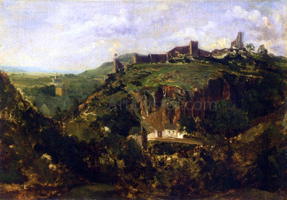  Theodore Rousseau Bourg en Auvergne - Art Print