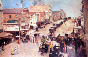  Tom Roberts Bourke Street, Allegro Con Brio - Art Print