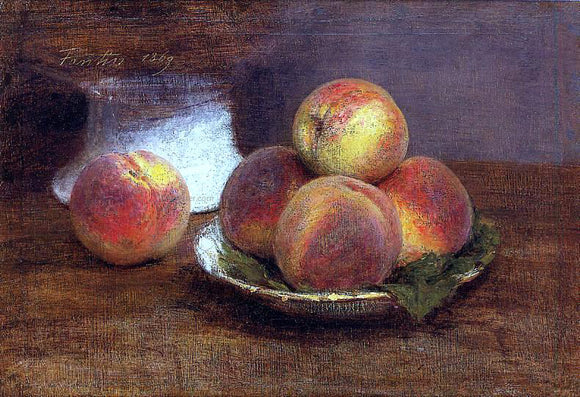  Henri Fantin-Latour Bowl of Peaches - Art Print