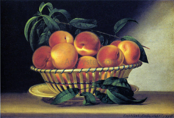  Raphaelle Peale Bowl of Peaches - Art Print