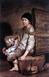  Giacomo Ceruti Boy with a Basket - Art Print