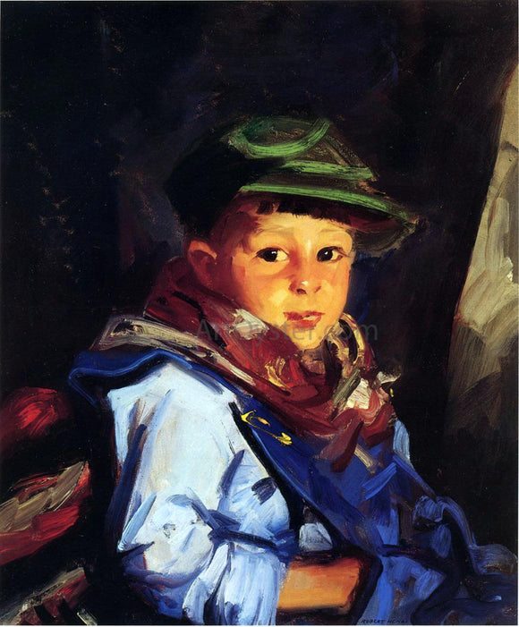  Robert Henri Boy with a Green Cap - Art Print