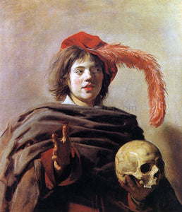  Frans Hals Boy with a Skull - Art Print