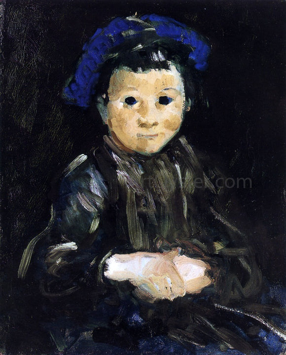  George Luks Boy with Blue Cap - Art Print