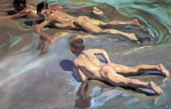  Joaquin Sorolla Y Bastida Boys on the Beach - Art Print