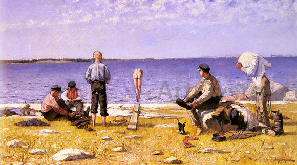 Eugene Jansson Boys On The Beach - Art Print