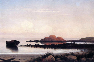  Fitz Hugh Lane Brace's Rock - Art Print