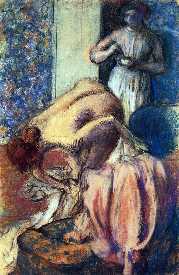  Edgar Degas Breakfast after Bathing (also known as The Cup of Coffee) - Art Print
