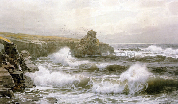  William Trost Richards Breaking Water - Art Print