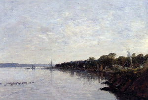  Eugene-Louis Boudin Brest, the Banks of the Harbor - Art Print