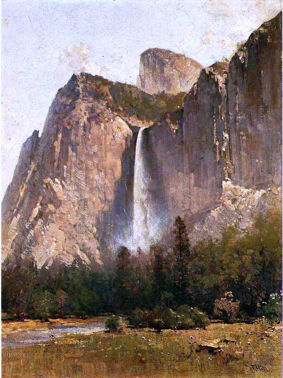  Thomas Hill Bridal Veil Falls - Yosemite Valley - Art Print
