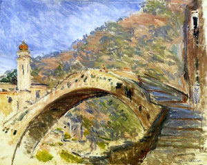  Claude Oscar Monet Bridge at Dolceacqua - Art Print