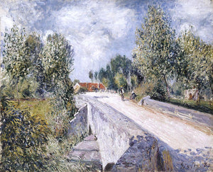  Alfred Sisley Bridge over the Orvanne near Moret - Art Print
