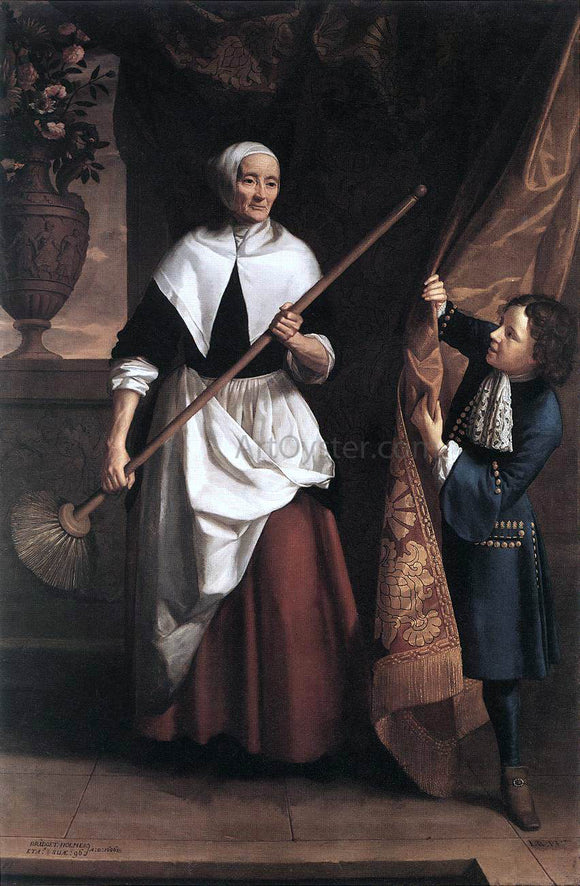  John Riley Bridget Holmes, a Nonagenarian Housemaid - Art Print