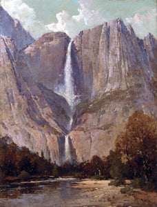  Thomas Hill Bridal Veil Falls, Yosemite - Art Print