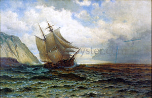  William Bradford Brigantine off the Lee Shore - Art Print