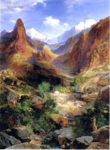  Thomas Moran Bright Angel Trail - Art Print