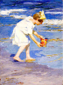  Edward Potthast Brighton Beach - Art Print