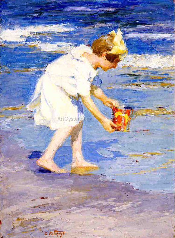  Edward Potthast Brighton Beach - Art Print