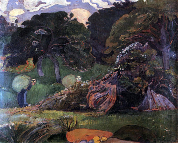  Paul Gauguin Brittany Landscape - Art Print