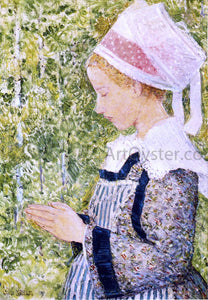  Frederick Childe Hassam Brittany Peasant at "The Pardon" - Art Print