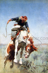  W Herbert Dunton Bronc Rider - Art Print