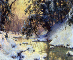  Walter Launt Palmer Brook and Hemlocks - Art Print