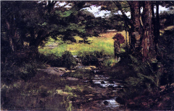  Theodore Clement Steele Brook in Woods - Art Print