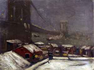  George Luks Brooklyn Bridge - Art Print