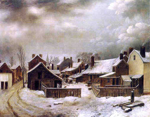  Seymour Joseph Guy Brooklyn in Winter - Art Print