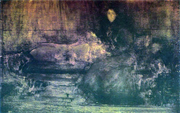  James McNeill Whistler Brown and Gold: Portrait of Lady Eden - Art Print