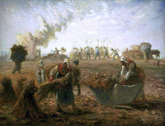  Jean-Francois Millet Buckwheat Harvest: Summer - Art Print