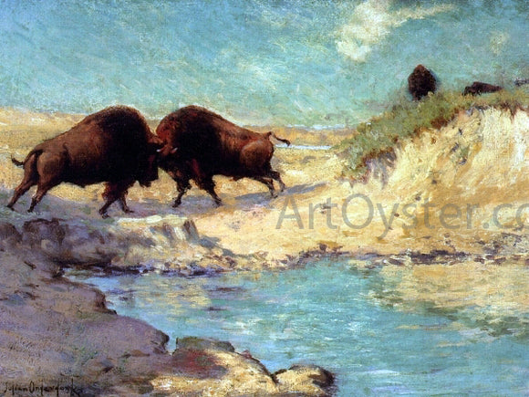  Julian Onderdonk Buffalo Hunt # 10 - Art Print