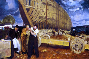  George Wesley Bellows Builders of Ships - Art Print