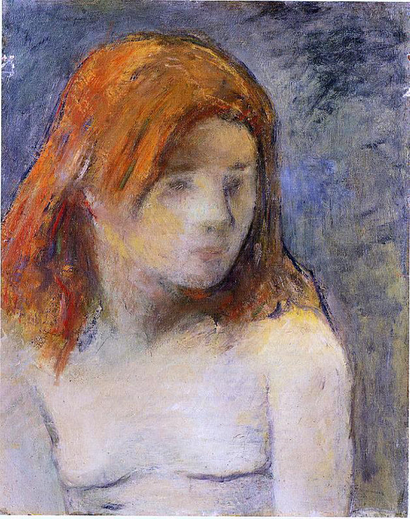  Paul Gauguin Bust of a Nude Girl - Art Print