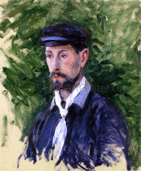  Gustave Caillebotte Bust Portrait of Eugene Lamy - Art Print