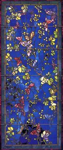  John La Farge Butterflies and Foliage - Art Print