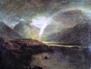  Joseph William Turner Buttermere Lake, with Park of Cromackwater, Cumberland, a Shower - Art Print