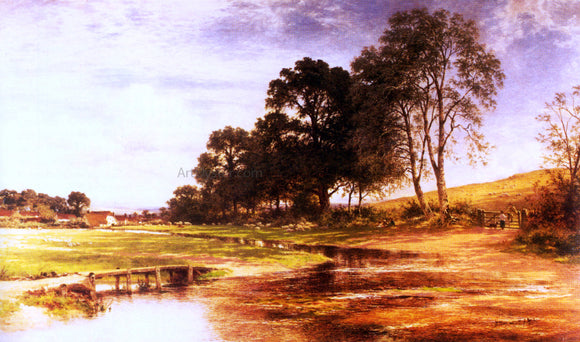  Benjamin Williams Leader By Mead and Stream - Art Print