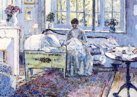  Frederick Carl Frieseke At the Cradle - Art Print