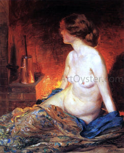  Guy Orlando Rose By the Fireside - Art Print