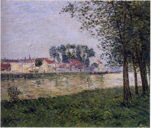  Gustave Loiseau By the Oise at Parmain - Art Print