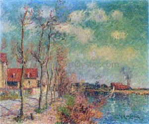  Gustave Loiseau By the Oise River - Art Print