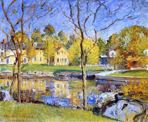  Theodore Wendel By the Pond - Art Print