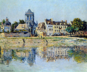  Claude Oscar Monet By the River at Vernon - Art Print