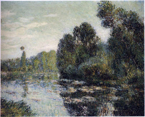  Gustave Loiseau By the River Eure - Art Print