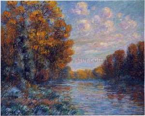  Gustave Loiseau By the River in Autumn - Art Print